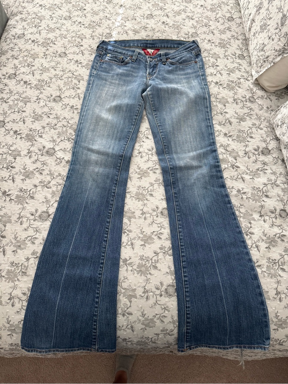 Lucky Brand Women's Medium Blue Flare Jeans